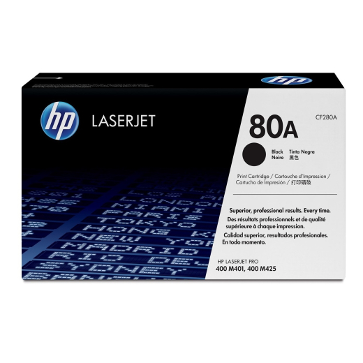 HP 80A toner 2.700 sider CF280A original