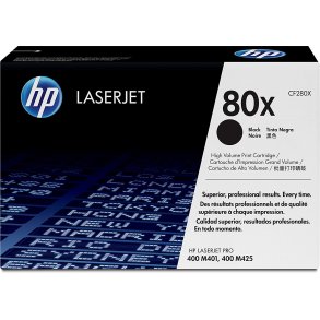 HP 80X toner 6.800 sider hj kapacitet CF280X original