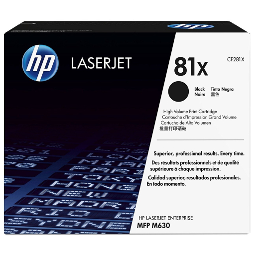 HP 81X toner 25.000 sider h�j kapacitet CF281X original