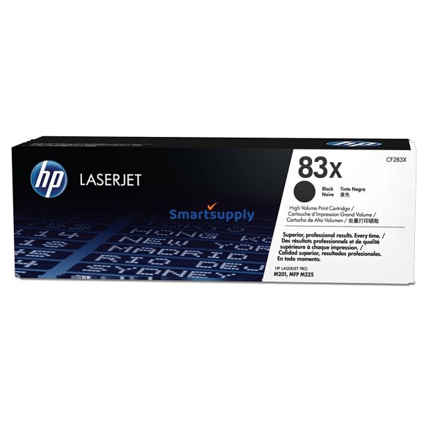 HP 83X toner 2.200 sider CF283X original