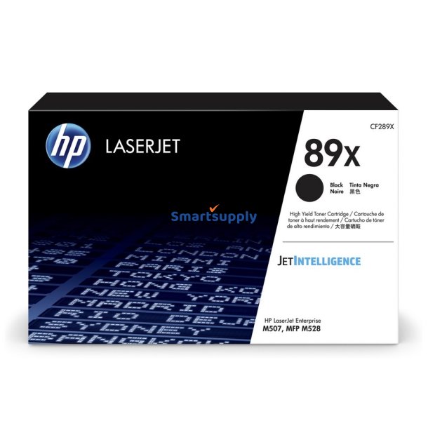 HP 89X toner 10.000 sider hj kapacitet CF289X original