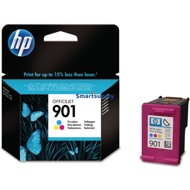 HP 901 Farve bl�kpatron 9ml original