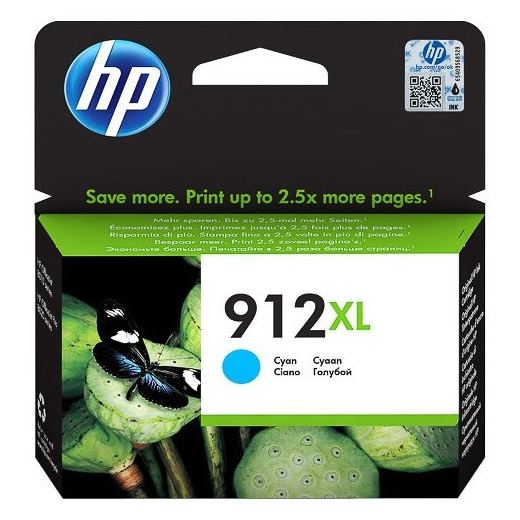 HP 912 XL Cyan bl�kpatron 10ml original