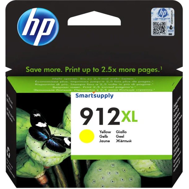 HP 912 XL Gul blkpatron 10ml original