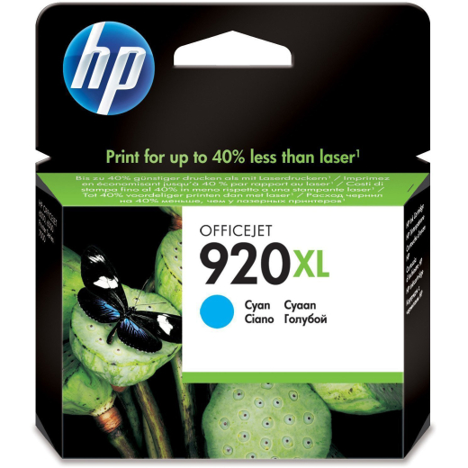 HP 920 XL Cyan bl�kpatron 6ml original