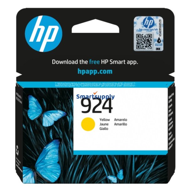HP 924 Gul blkpatron 400 sider original