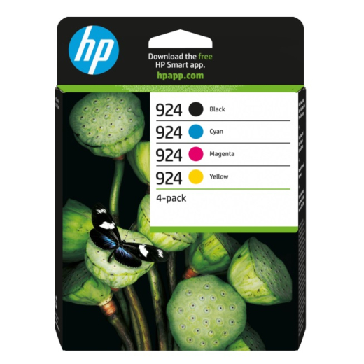 Valuepack HP 924 BCMY bl�kpatron 4 stk 1.700 sider original