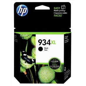 HP 934 XL Sort blkpatron 25,5ml original