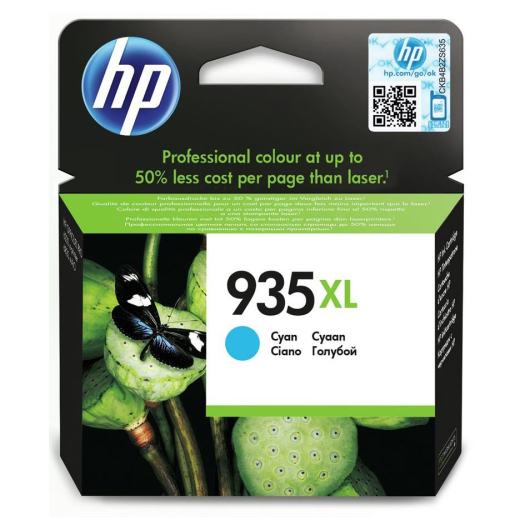 HP 935 XL Cyan bl�kpatron 9,5ml original