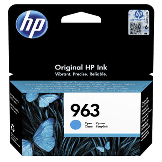 HP 963 Cyan bl�kpatron 10ml original