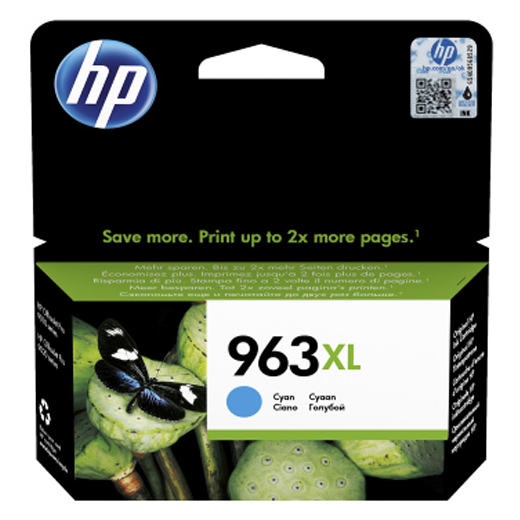 HP 963 XL Cyan bl�kpatron 23ml original