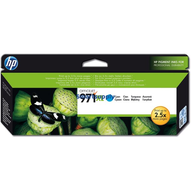 HP 971 XL Cyan bl�kpatron 87ml original
