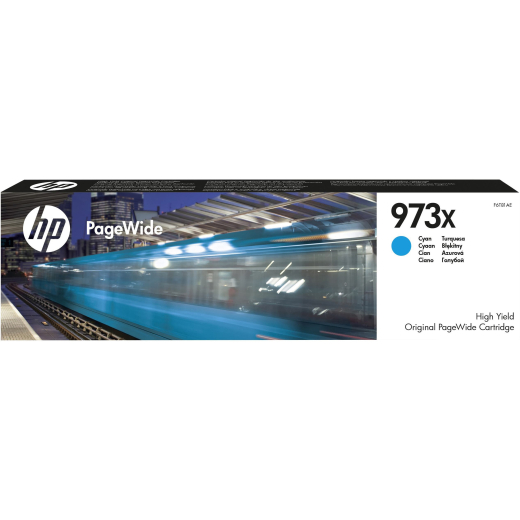HP 973X Cyan bl�kpatron 7.000 sider original