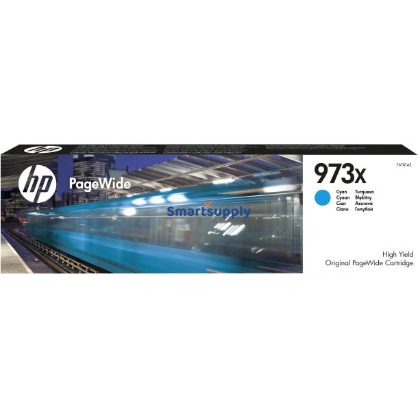 HP 973X Cyan blkpatron 7.000 sider original