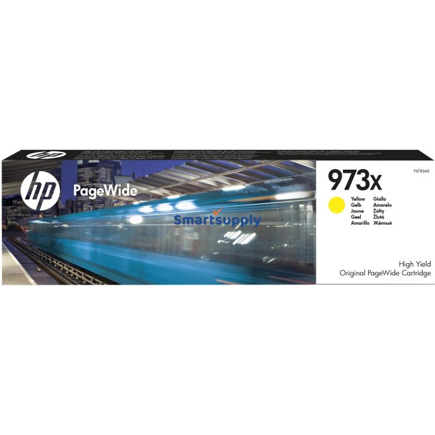 HP 973X Gul bl�kpatron 7.000 sider original