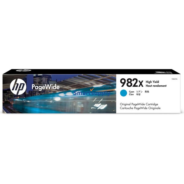 HP 982X Cyan blkpatron 16.000 sider original