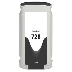 HP 728 Mat Sort bl�kpatron 300ml kompatibel