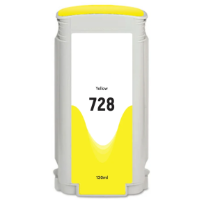 HP 728 Gul bl�kpatron 130ml kompatibel