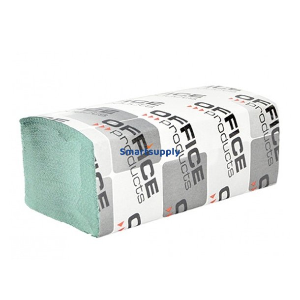Hndkldeark 1-lag Z-fold 23x23cm, 4000 ark, 20 pakker grn