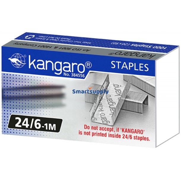 H�fteklammer 24/6 - 1.000 stk.