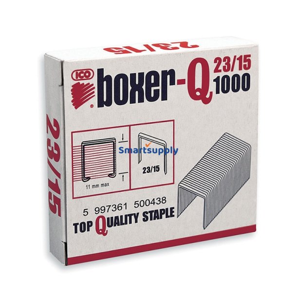 H�fteklammer 23/15 - 1.000 stk