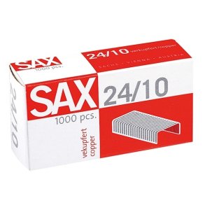 Hfteklammer 24/10 - 1000 stk - kobber