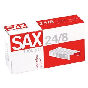 Hfteklammer 24/8 - 1000 stk - kobber