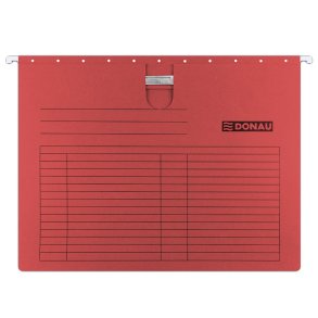 Hngemappe med fills rd A4 - 5 stk