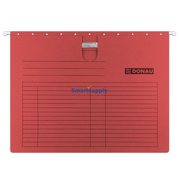 H�ngemappe med fill�s r�d A4 - 5 stk