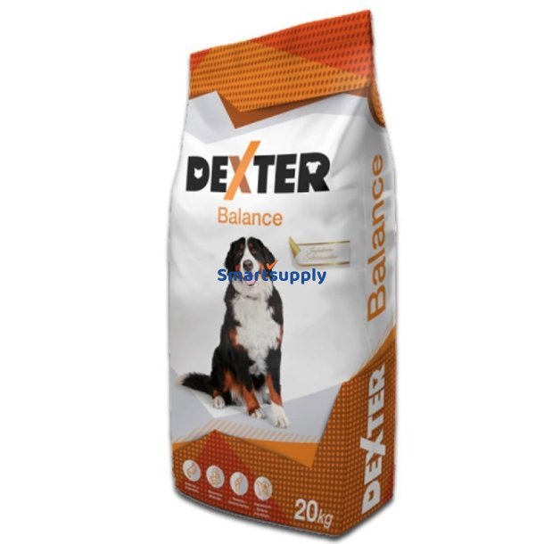 Dexter Balance Med Vitaminer Til Store Racer - Trfoder Til Hunde - 20 Kg