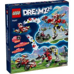 Lego Dreamzzz 71497 Cooper's Tiger Mech Og Zero's Hot Rod Car