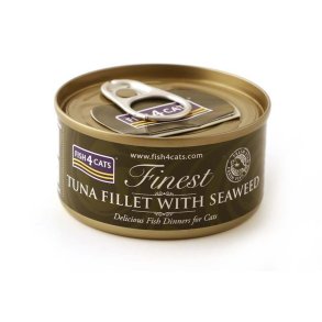FISH4CATS Tuna fillet with seaweed - vd kattefoder - 70g