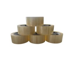 BSTech silent release tape Akryl Transparent 48 x 60 m 6 stk.