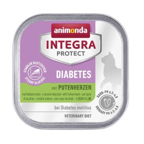 ANIMONDA Integra Protect Diabetes Turkey hearts - vd kattefoder - 100g