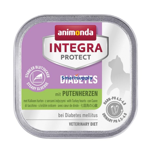 ANIMONDA Integra Protect Diabetes Turkey hearts - vd kattefoder - 100g
