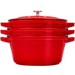 Staub La Cocotte Rund Stbejern Grydefad -- St Med 3 Stk