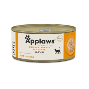 APPLAWS Chicken breast and cheese in broth - vd kattefoder - 156g