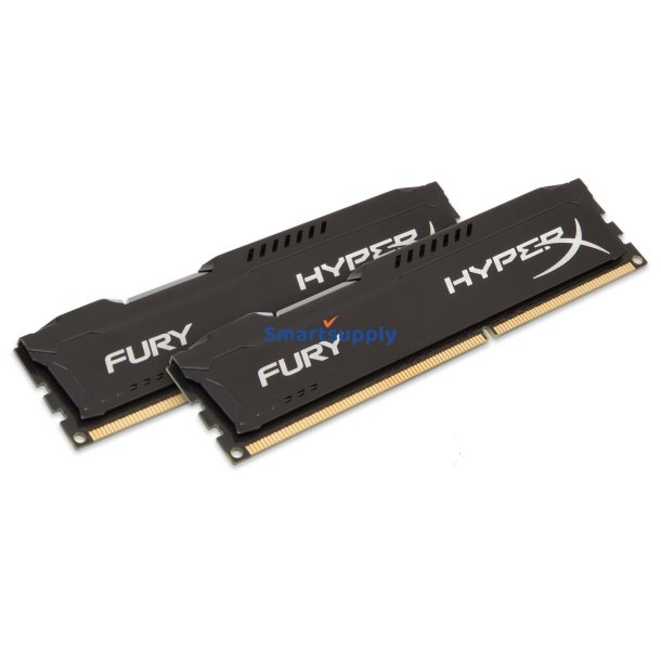 HyperX FURY Black 8GB 1333MHz DDR3 hukommelsesmodul 2 x 4 GB