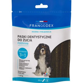 FRANCODEX Dental Strips S - godbid til hund - 15