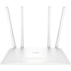 Cudy WR1200 trdls router Hurtigt ethernet Dual-band (2,4 GHz / 5 GHz) Hvid
