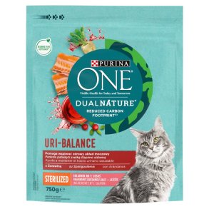 PURINA Dual Nature Uri-Balance Sterilized - trfoder til kattekillinger - 750 g