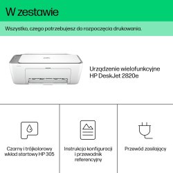 Hp Deskjet 2820E Trdls Alt-I-En Farveprinter, Kopimaskine, Scanner