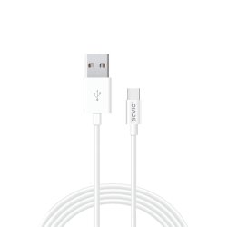 Savio Cl-125 USB Kabel USB 2.0 1 M Usb-A Usb-C Hvid