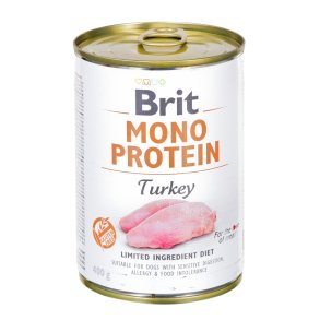 BRIT Mono Protein Turkey - Vdt hundefoder - 400 g