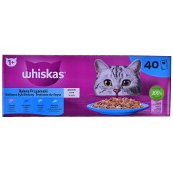 Whiskas Fiskefavoritter I Gel&eacute; - Vdfoder Til Katte - 40X85 G