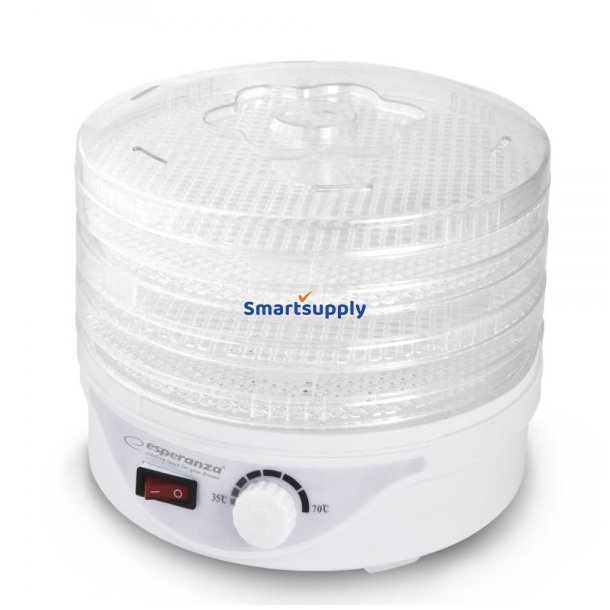 Esperanza EKD003 hydreringsmaskine til mad Transparent, Hvid 250 W