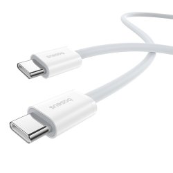 Baseus Superior USB C til USB C-datakabel 2 m 30 W Hvid