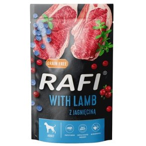 DOLINA NOTECI Rafi Lam, blbr, tranebr - vdfoder til hunde - 500g