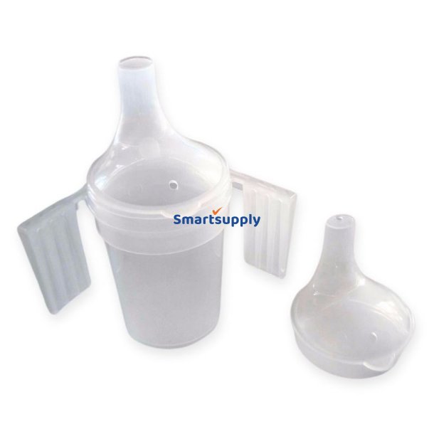 Krus Med Mundstykke Med To Hanke Gennemskinnelig