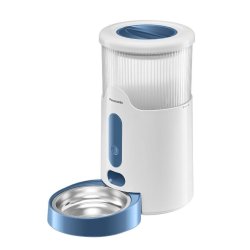 Panasonic CP-JNF01CW vandskl og foderautomat til hund og kat Plast, Rustfrit stl Hvid Universel Automatisk foderautomat til kledyr